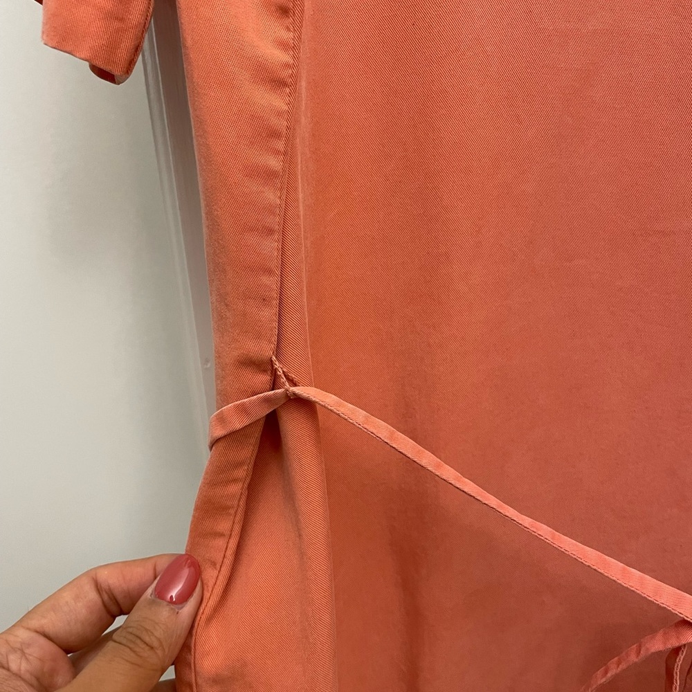 LOFT Tie-Front Shift Dress - Picture 4 of 5